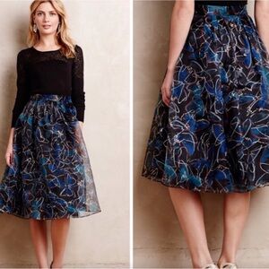 Anthropologie Moulinette Soeurs Monarch Skirt